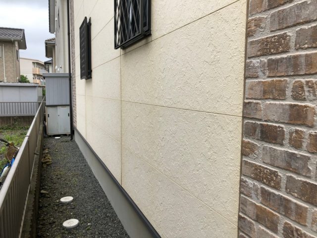 太田市 外壁塗装工事 外壁色あせ