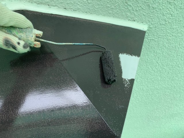 出窓屋根 塗装