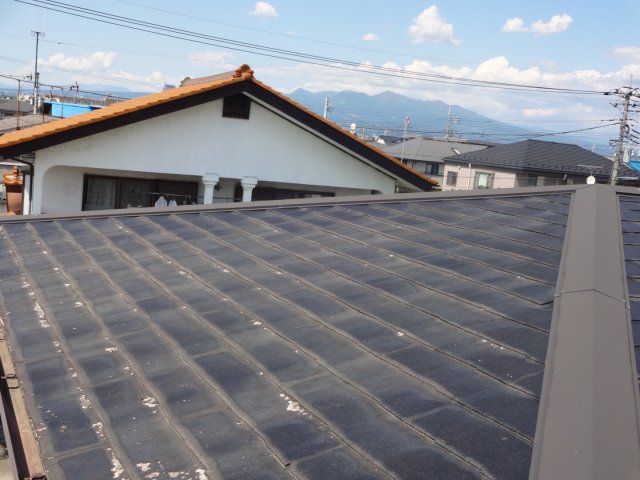 屋根 色あせ