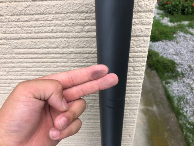 雨樋 色あせ
