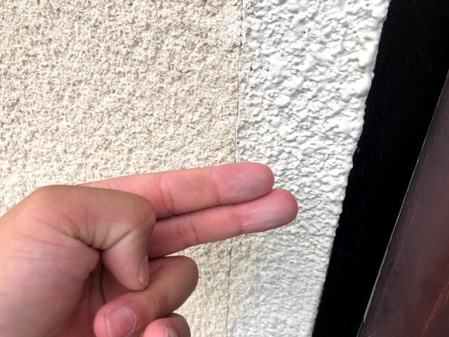 前橋市 外壁塗装工事 外壁チョーキング現象 お客様の声 ミヤケン