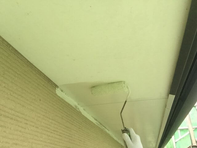 軒裏天井 塗装