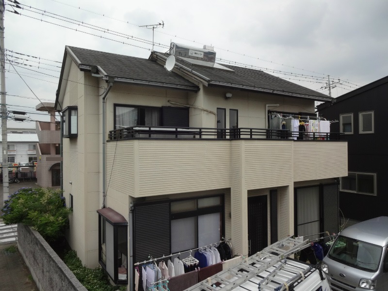 前橋市川原町i様 コロニアル屋根 Alc外壁塗装工事 株式会社ミヤケン