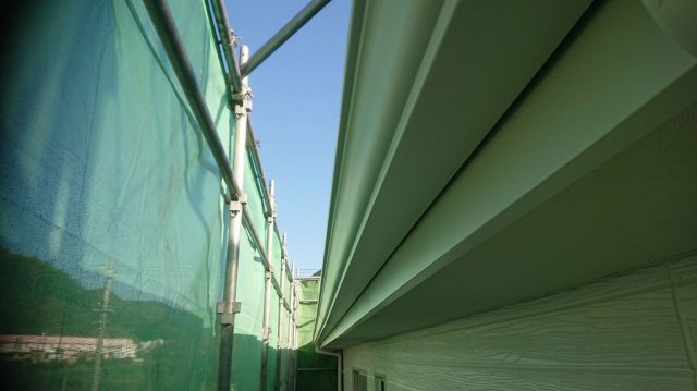 桐生市 屋根外壁塗装工事 雨樋・破風板 完了お客様の声 ミヤケン