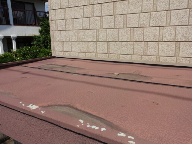 前橋市 屋根外壁塗装工事 破風板 庇屋根 塗膜の剥がれ・色褪せ お客様の声 ミヤケン