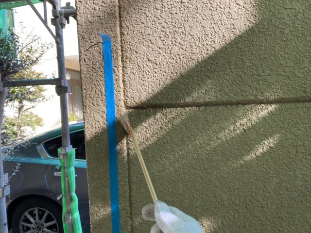 前橋市にてalc塗装前のコーキング増し打ち工事が完了しました 株式会社ミヤケン