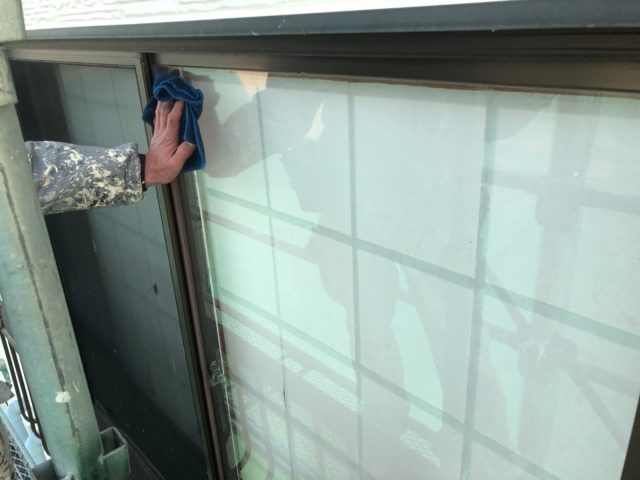 窓ガラスクリーニング