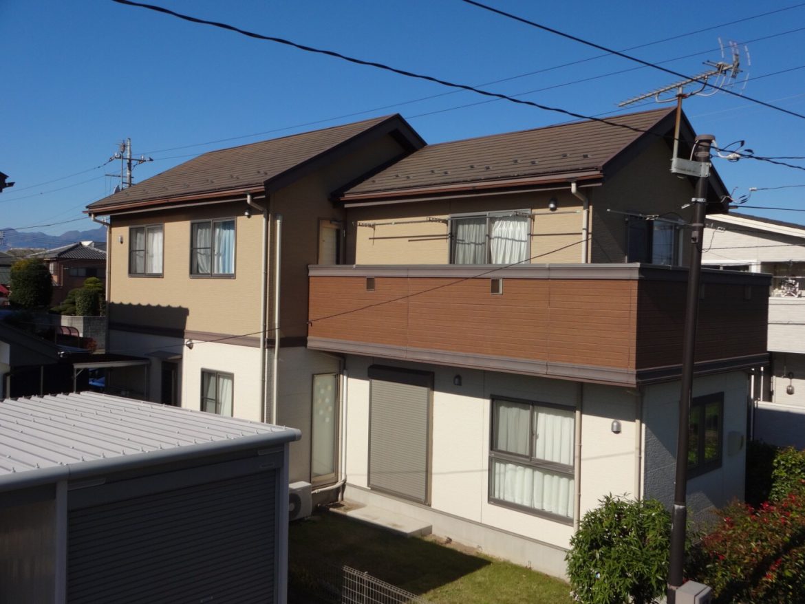 前橋市外壁塗装工事施工前