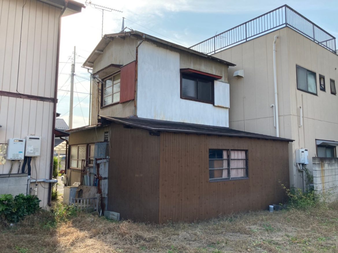 鉄板サイディング施工前