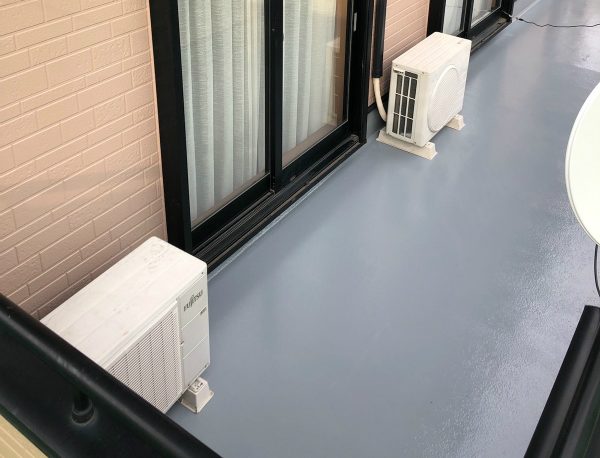 ベランダ防水完了