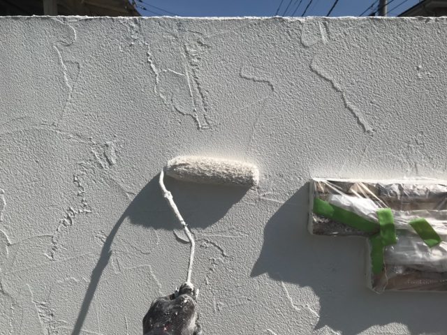 塀 上塗り