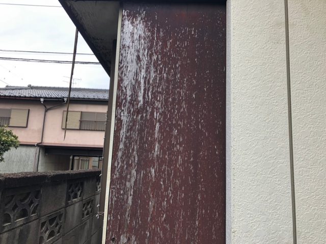 塗膜のはがれ