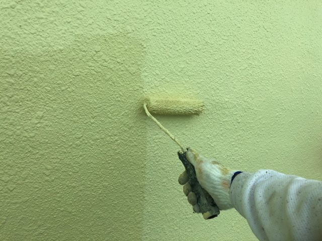 上塗り2回目