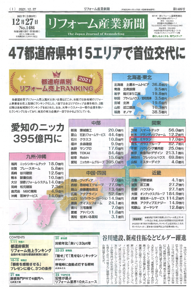 リフォーム産業新聞