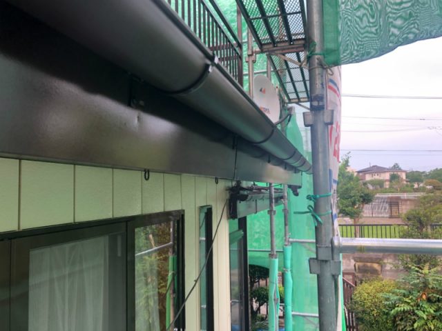 前橋市 雨樋塗装