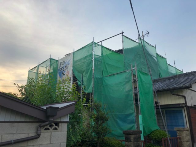 前橋市 足場組