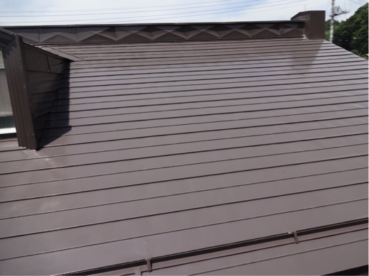 利根郡昭和村　金属屋根　屋根塗装　ミヤケン