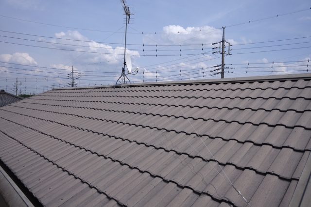 太田市 屋根 色あせ 塗装工事