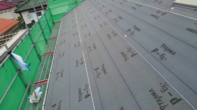 高崎市 屋根カバー ルーフィング張 ミヤケン高崎店