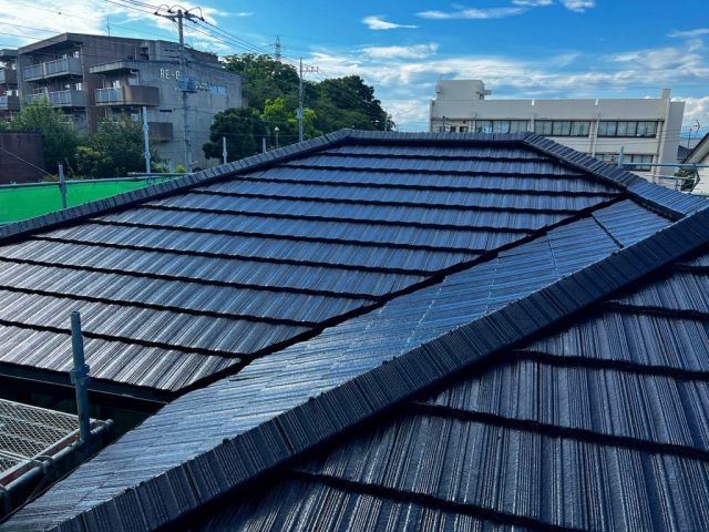 前橋市 屋根塗装 モニエル瓦 ミヤケン前橋本社