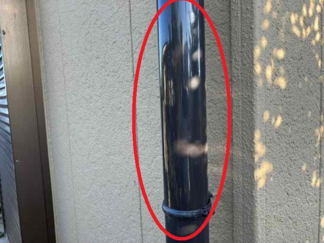 太田市 外壁塗装 遮熱無機 雨樋 5年点検