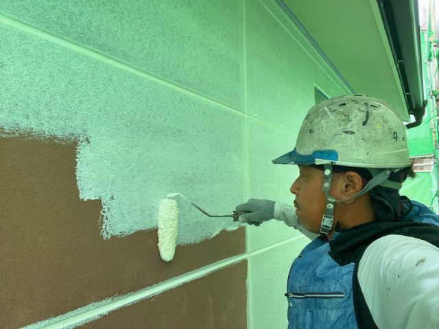 伊勢崎市 外壁塗装工事 下地処理 お客様の声 ミヤケン