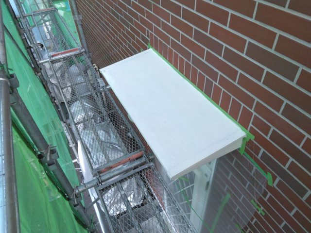 高崎市 屋根付帯部塗装工事 付帯部 庇屋根完了 お客様の声 ミヤケン