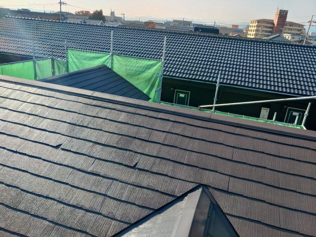 高崎市 屋根外壁塗装工事 屋根施工後 お客様の声 ミヤケン