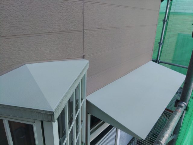 高崎市 屋根外壁塗装工事 庇屋根 完了 お客様の声 ミヤケン
