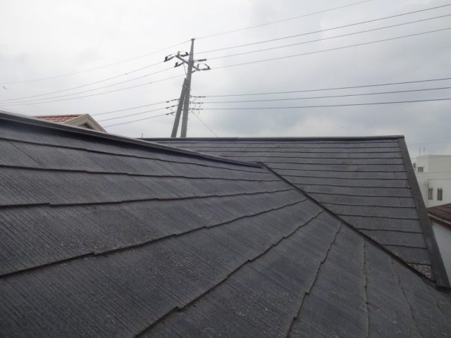 高崎市 屋根外壁塗装工事 屋根施工前 お客様の声 ミヤケン