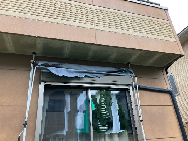 藤岡市 外壁塗装工事 軒裏天井のシミ・汚れ お客様の声 ミヤケン