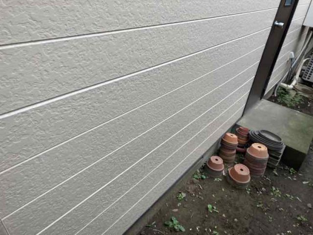 前橋市 外壁塗装工事 サイディング外壁 ペールビスケット 3年点検