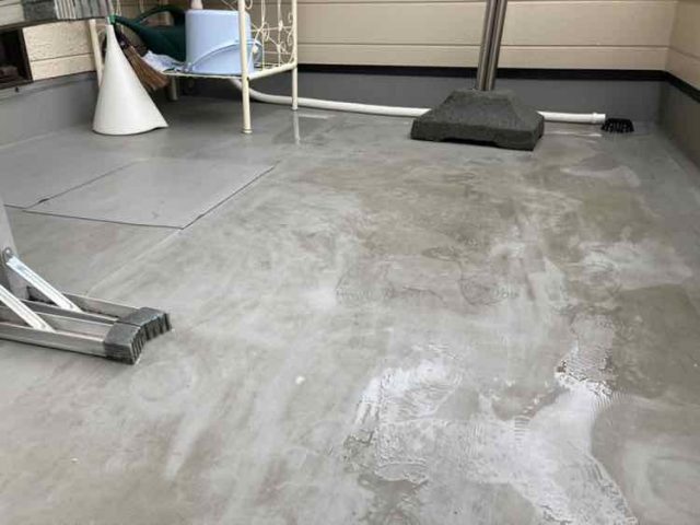 前橋市 外壁塗装工事 ベランダ防水 1年点検 ミヤケン
