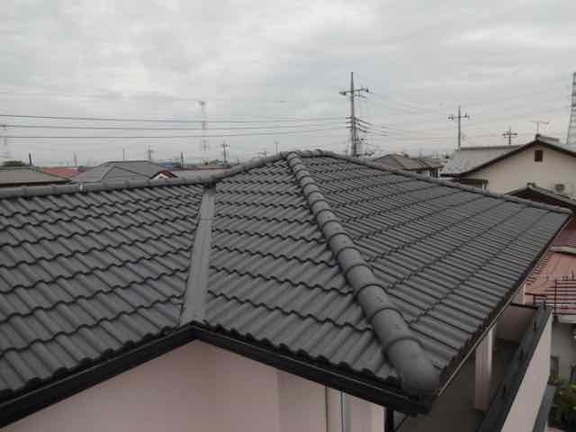 高崎市 屋根外壁塗装工事 セメント瓦 5年点検 定期点検 ミヤケン