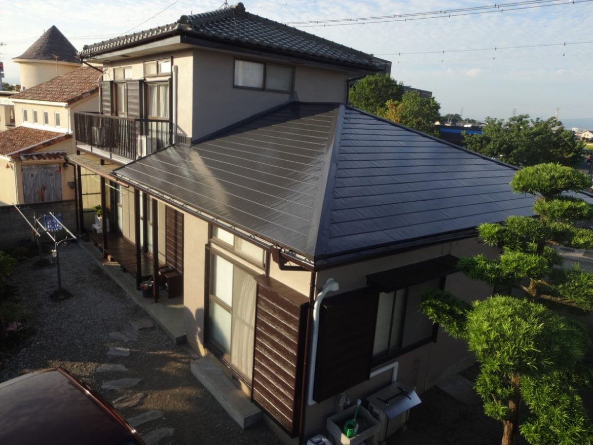 高崎市 屋根外壁塗装工事 施工前 補助金 ミヤケン