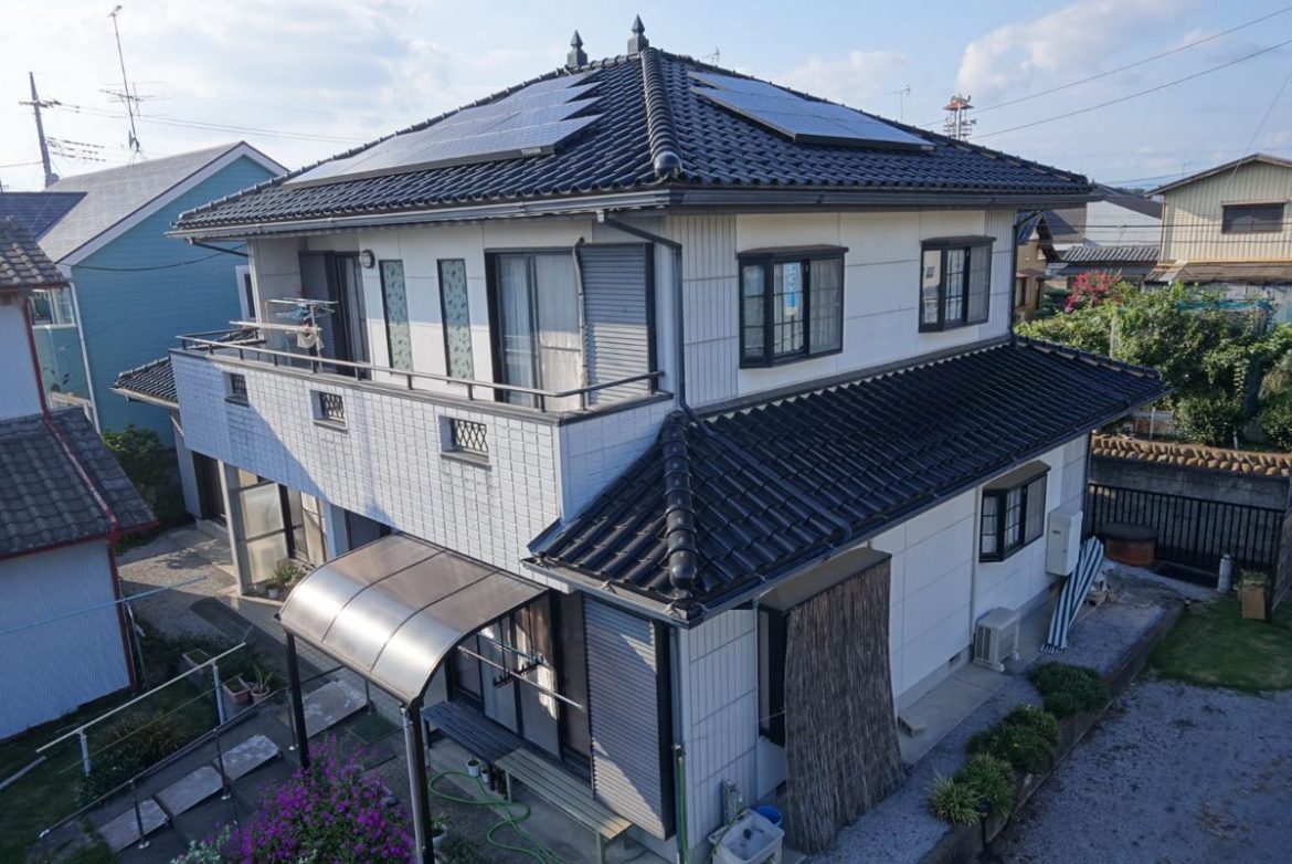 邑楽郡 外壁塗装工事 施工前全体写真 お客様の声 ミヤケン