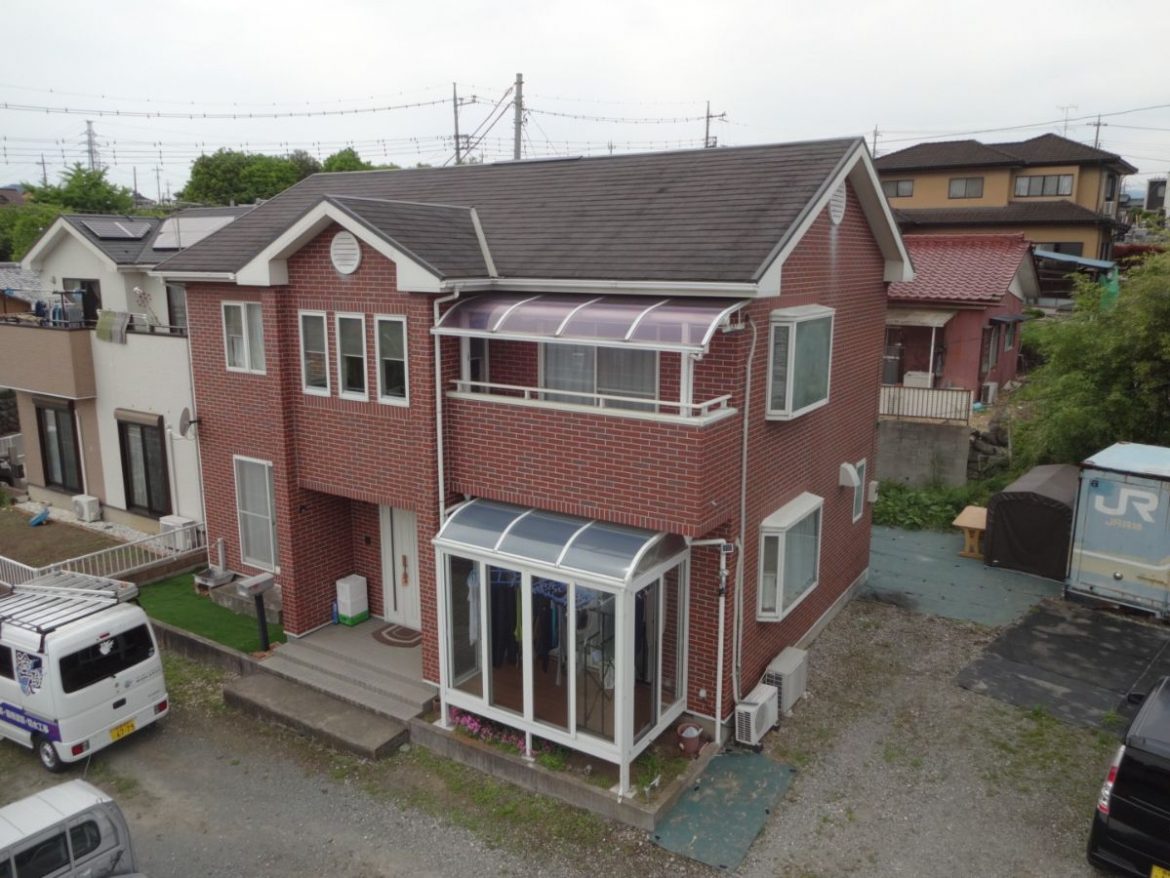 高崎市 屋根付帯部塗装工事 全体写真施工後 お客様の声 ミヤケン