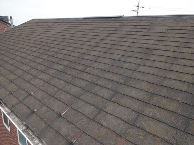 高崎市 屋根付帯部塗装工事 付帯部 屋根施工前全体 お客様の声 ミヤケン