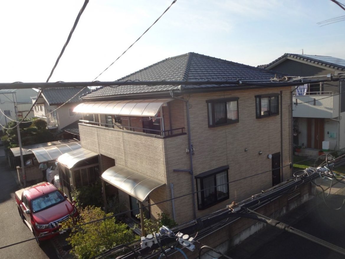 前橋市 外壁塗装工事 施工前 お客様の声 ミヤケン