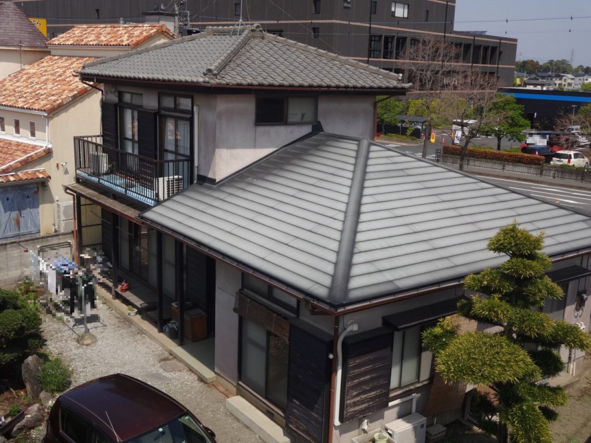 高崎市 屋根外壁塗装工事 施工前 補助金 ミヤケン