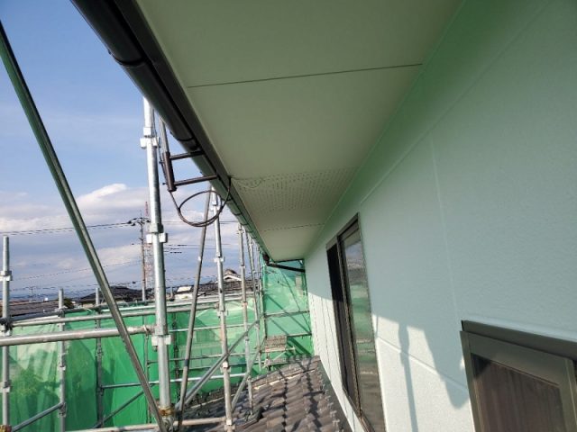 前橋市 外壁塗装工事 外壁 軒裏天井 お客様の声 ミヤケン