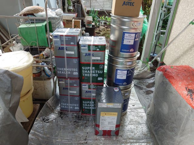 高崎市 屋根外壁塗装工事 材料一式 お客様の声 ミヤケン