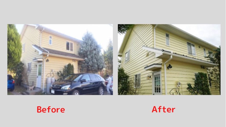 施工事例④：三井ホームのお家の屋根外壁塗装工事