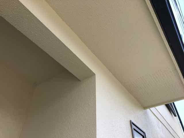 桐生市 屋根外壁塗装工事 軒裏天井 1年点検 定期点検 ミヤケン