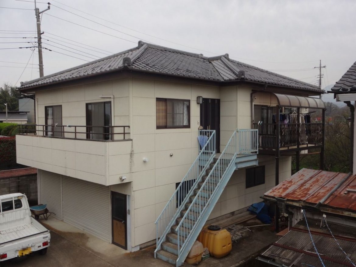 前橋市 外壁塗装工事 施工前全体写真 お客様の声 ミヤケン
