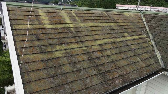 桐生市 屋根外壁塗装工事 屋根施工前写真 お客様の声 ミヤケン