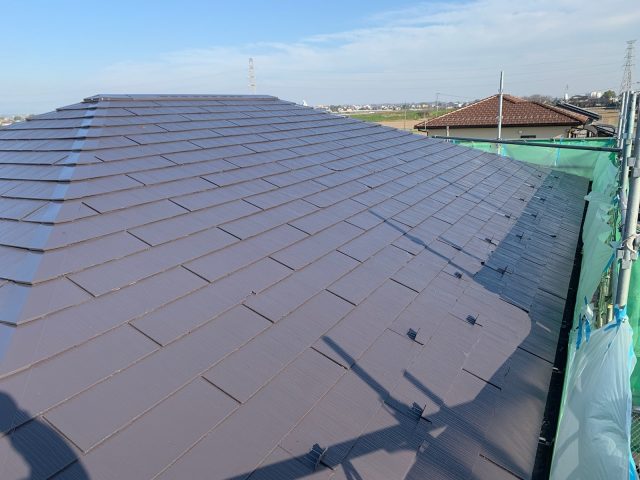 前橋市 屋根外壁塗装工事 屋根施工後写真 お客様の声 ミヤケン