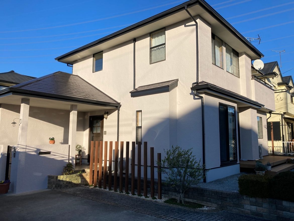 太田市 屋根外壁塗装工事 施工後全体写真 お客様の声 ミヤケン
