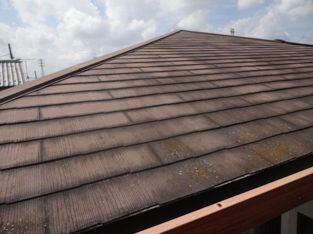 高崎市 屋根外壁塗装工事 屋根色あせ お客様の声 ミヤケン