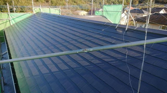 桐生市 屋根外壁塗装工事 屋根施工後写真 お客様の声 ミヤケン
